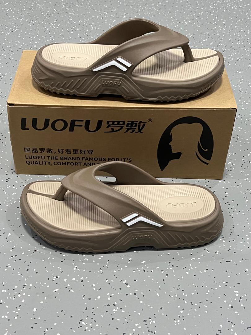 Sandales Entredoigts Confort – Semelle Anatomique Épaisse, Beige