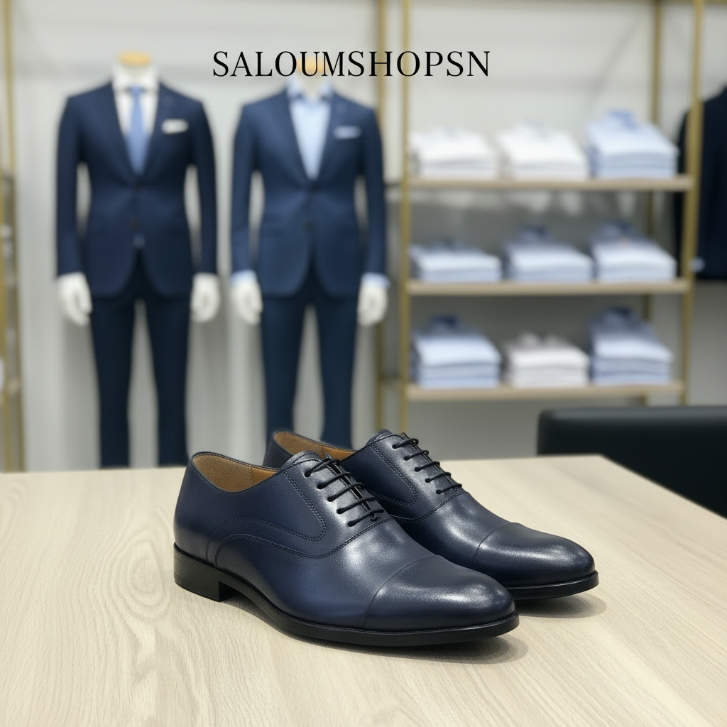 Chaussures de Ville Homme 100% Cuir Noir model 1– Style Chic et Confort Absolu Dji