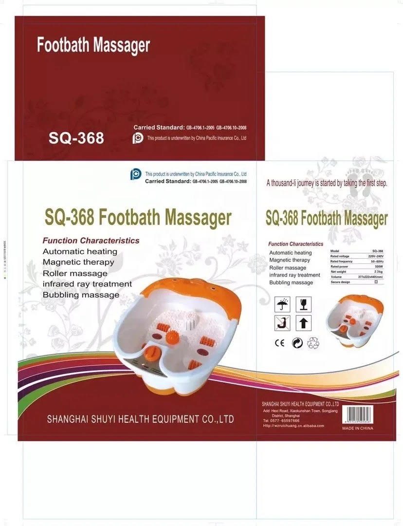 MULTIFONCTION FOOTBATH MASSAGER - Massage Pieds Spa Oxygénation par Vapeur